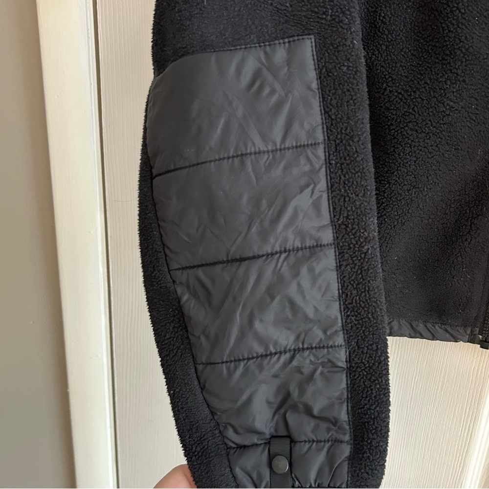 North Face Men's 550 Black Fleece/Puffer Polartec with down jacket size small - Picture 5 of 13